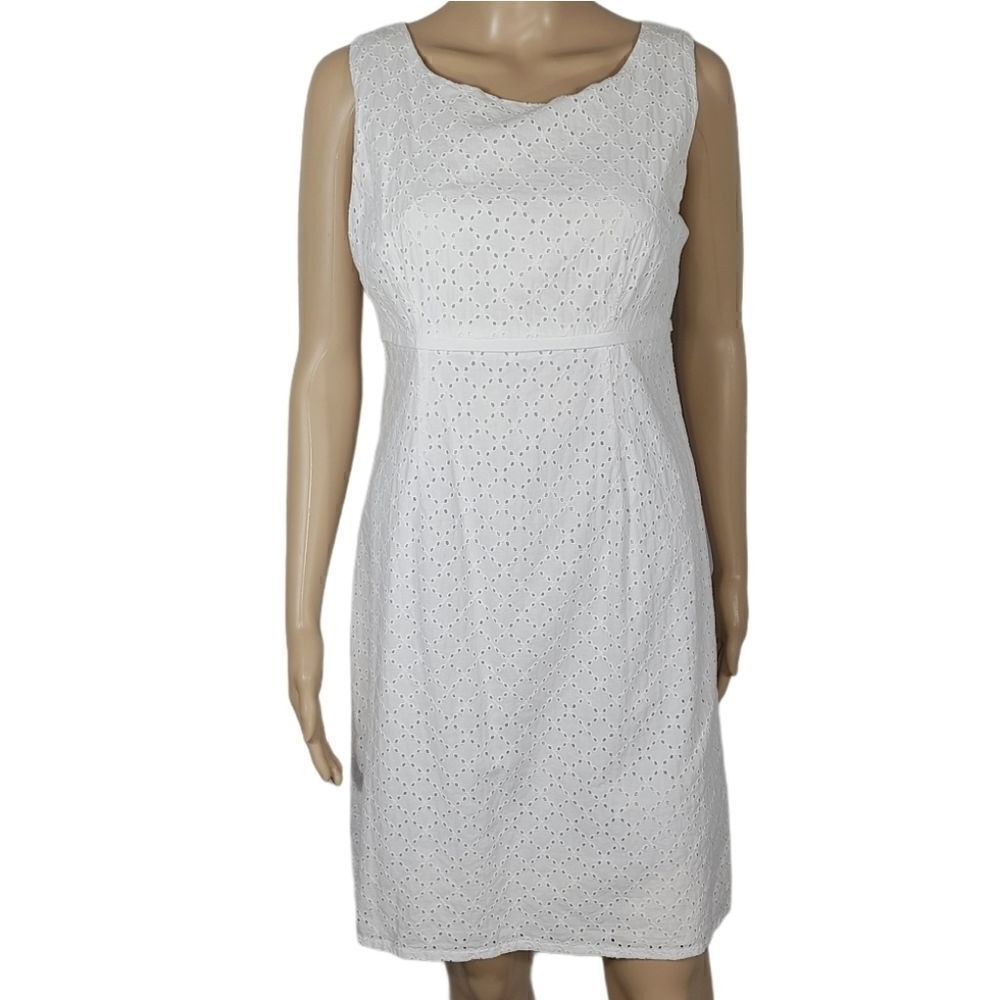 George Dress White Sleeveless Summer Dress